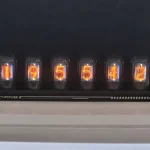 RGB Tube Clock LED Glows IPS Color Screen photo review