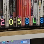 RGB Tube Clock LED Glows IPS Color Screen photo review