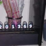 RGB Tube Clock LED Glows IPS Color Screen photo review