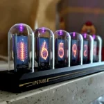 RGB Tube Clock LED Glows IPS Color Screen photo review