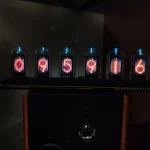 RGB Tube Clock LED Glows IPS Color Screen photo review